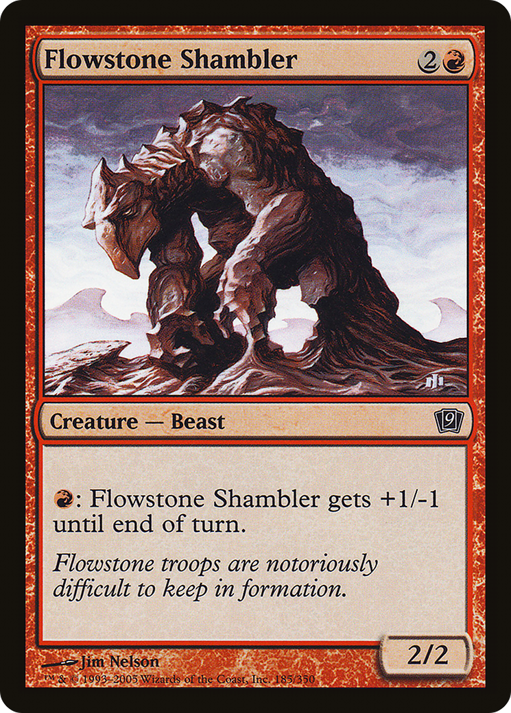 Flowstone Shambler (9ED-185★) - 9th Edition Foil