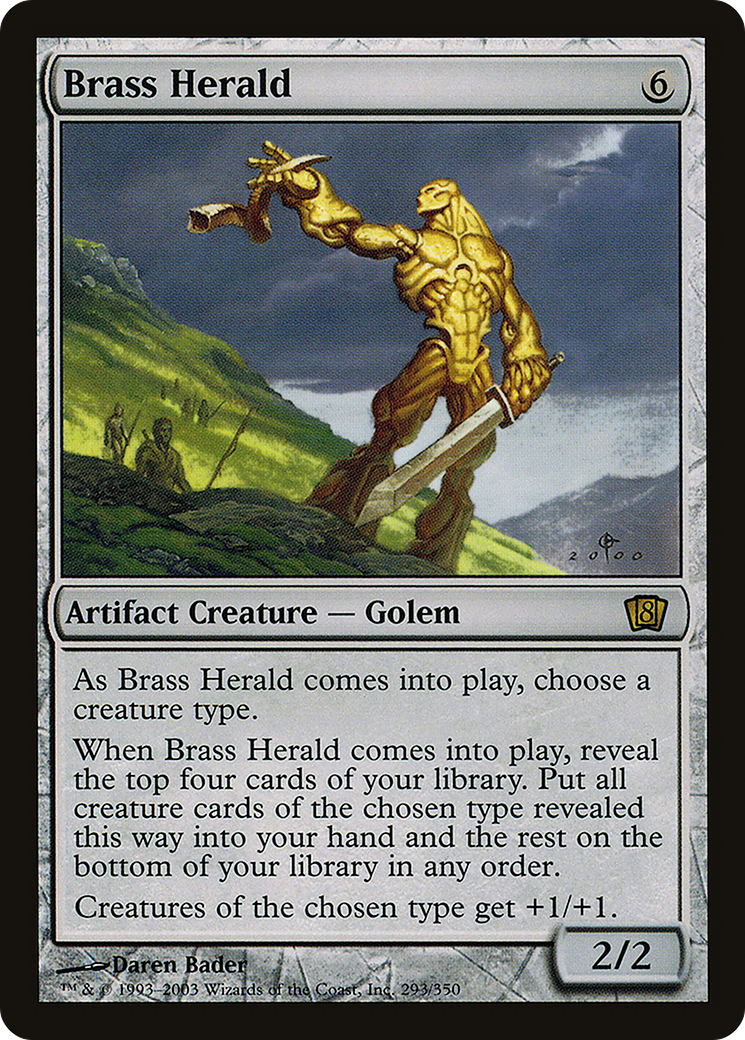 Brass Herald (8ED-293★) - 8th Edition