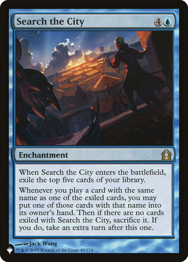 Search the City (LIST-RTR-49) - The List