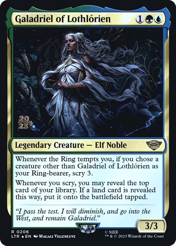 Galadriel of Lothlorien (PRE-206S) - Tales of Middle-earth Promos Foil