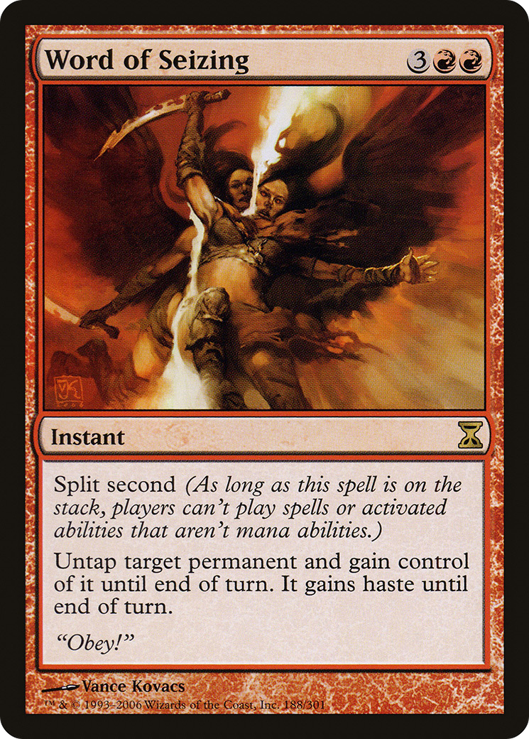 Word of Seizing (TSP-188) - Time Spiral Foil