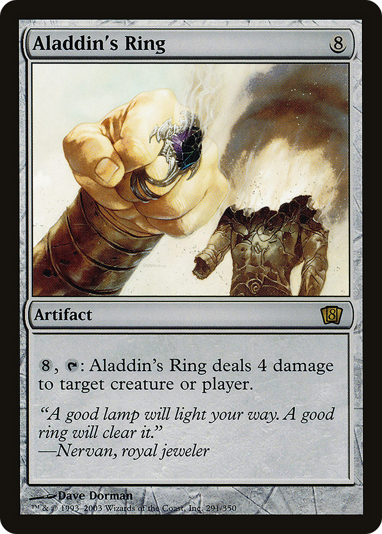 Aladdin's Ring (8ED-291★) - 8th Edition Foil