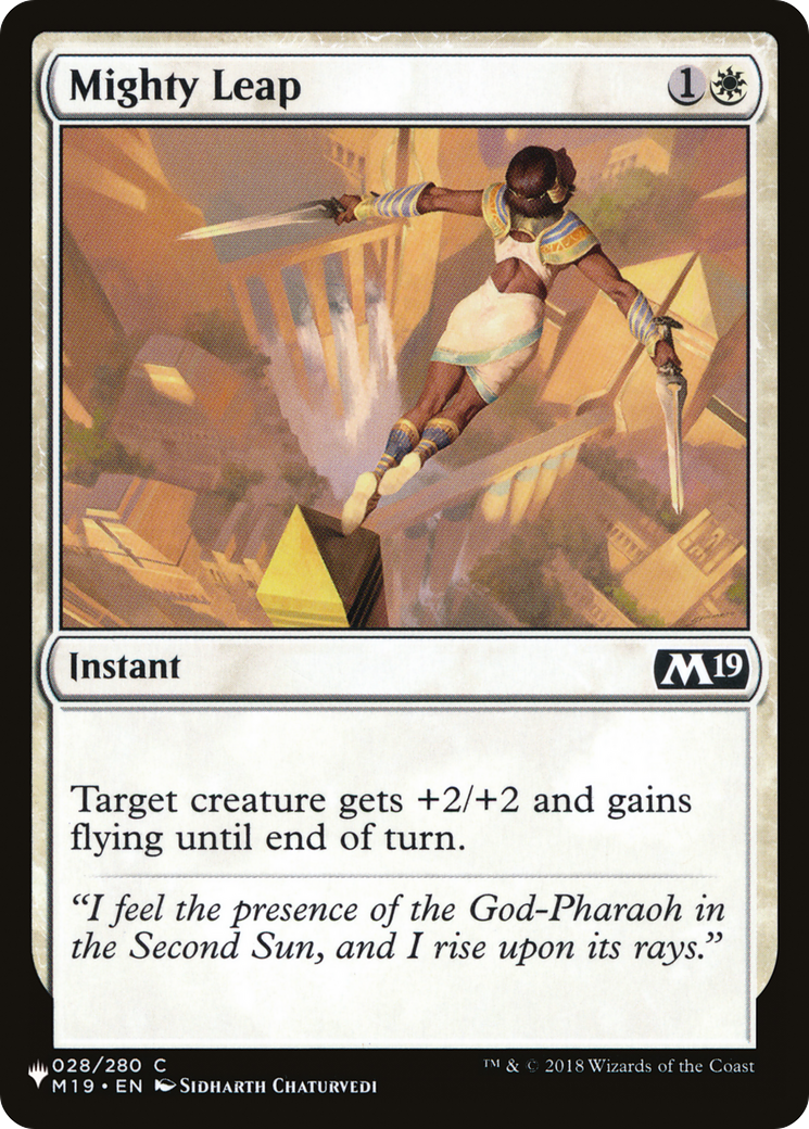Mighty Leap (LIST-M19-28) - The List
