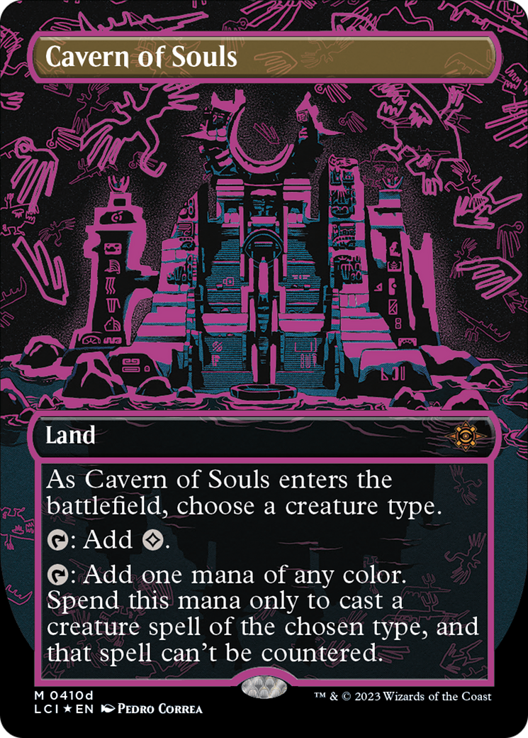 Cavern of Souls (0410d) (Borderless) (LCI-410D) - The Lost Caverns of Ixalan Foil