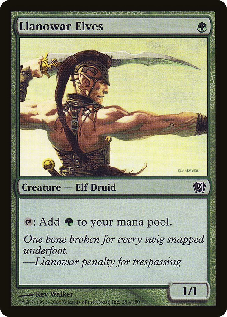 Llanowar Elves (9ED-253★) - 9th Edition Foil