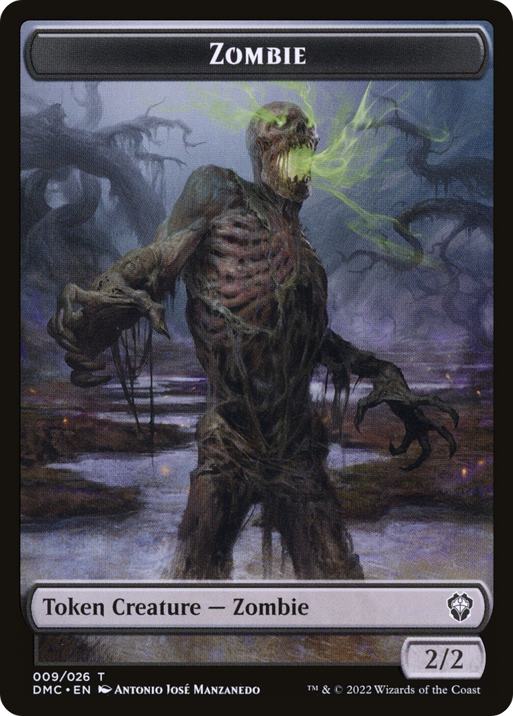 Zombie Token (DMC-009) - Dominaria United Tokens Foil