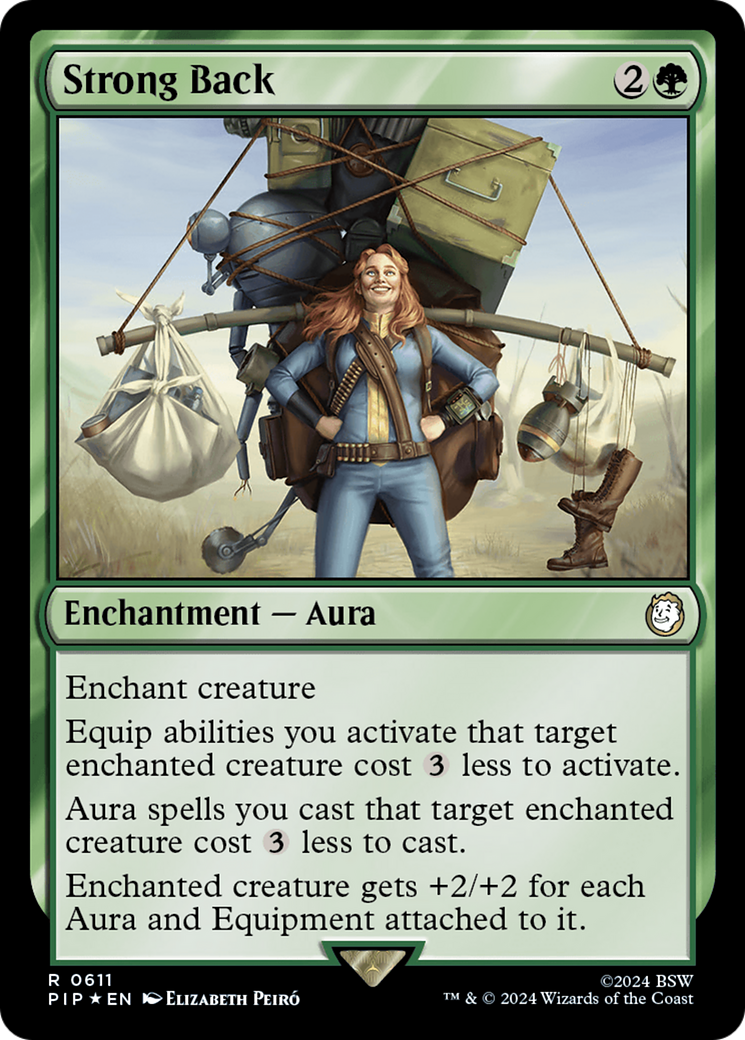 Strong Back (Surge Foil) (PIP-611) - Fallout Foil