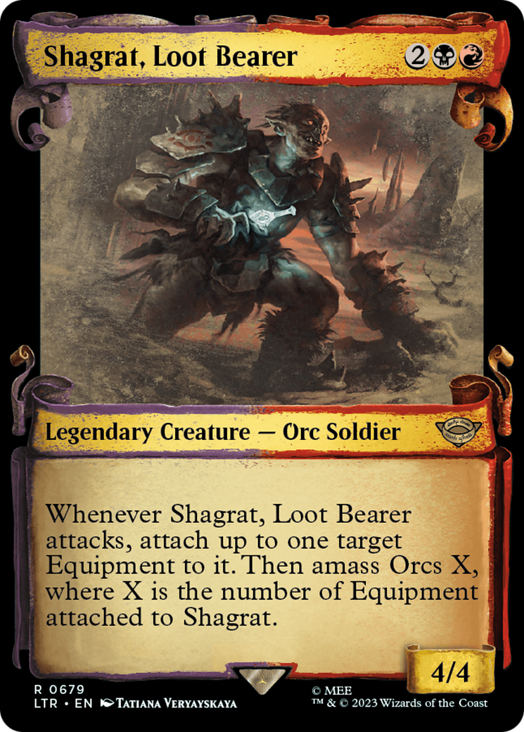 Shagrat, Loot Bearer (Showcase Scrolls) (LTR-679) - The Lord of the Rings: Tales of Middle-earth: (Showcase)