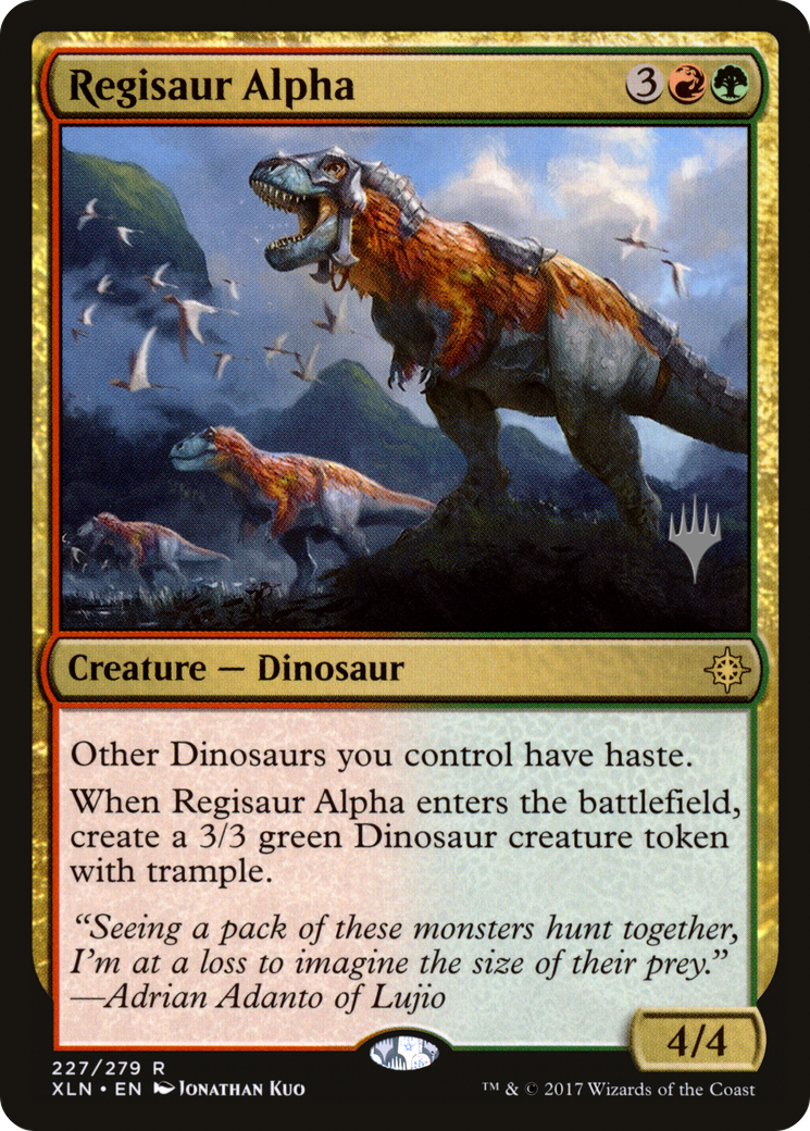 Regisaur Alpha (PPM20-227) - Ixalan Promos Foil