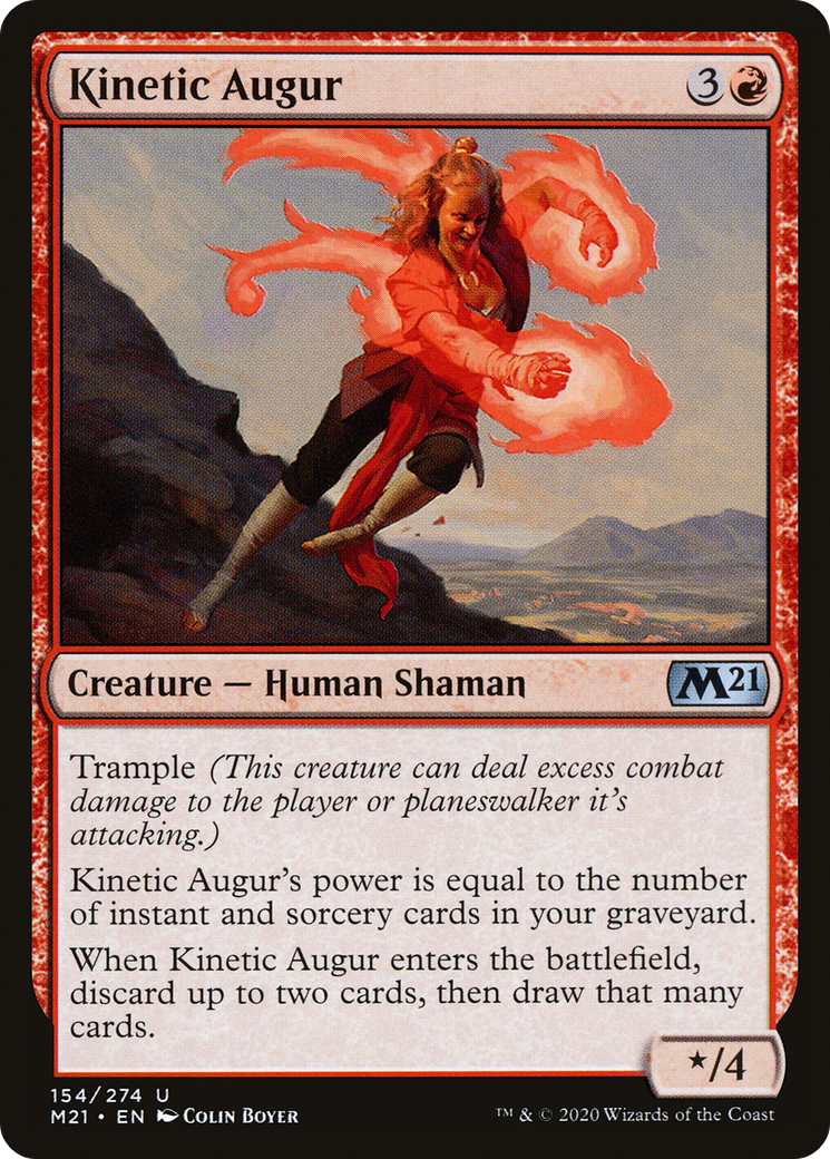 Kinetic Augur (M21-154) - Core Set 2021 Foil