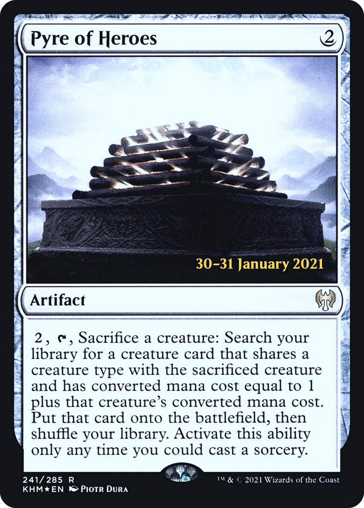 Pyre of Heroes (PRE-241) - Kaldheim Promos Foil