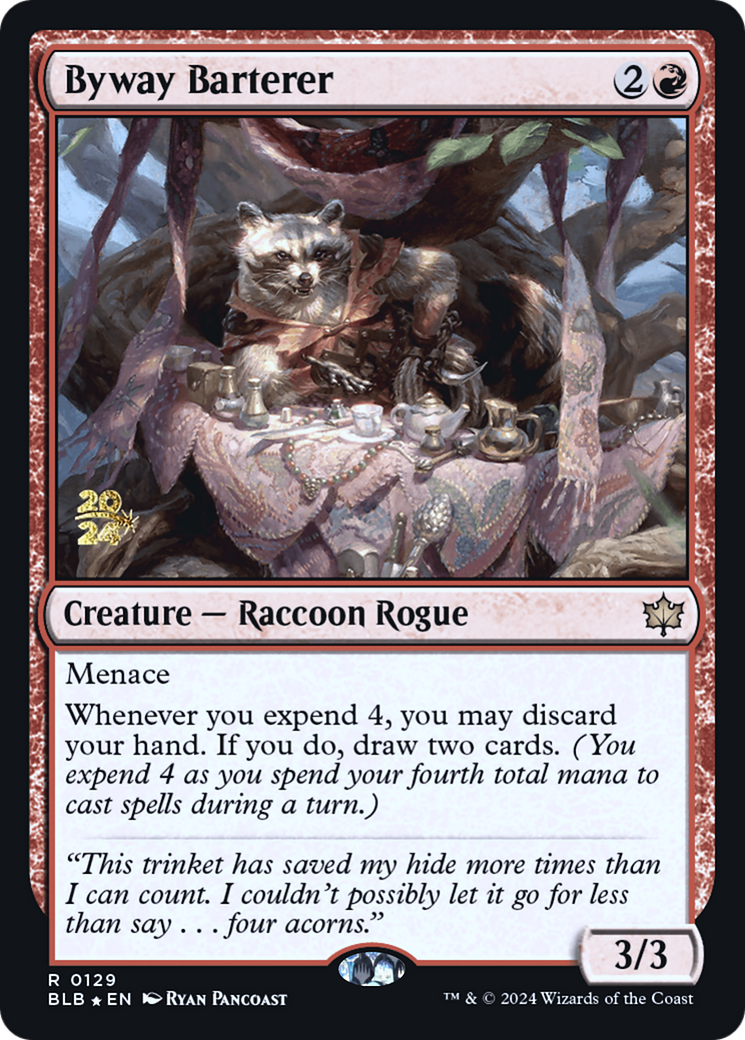 Byway Barterer (PRE-129) - Bloomburrow Promos Foil