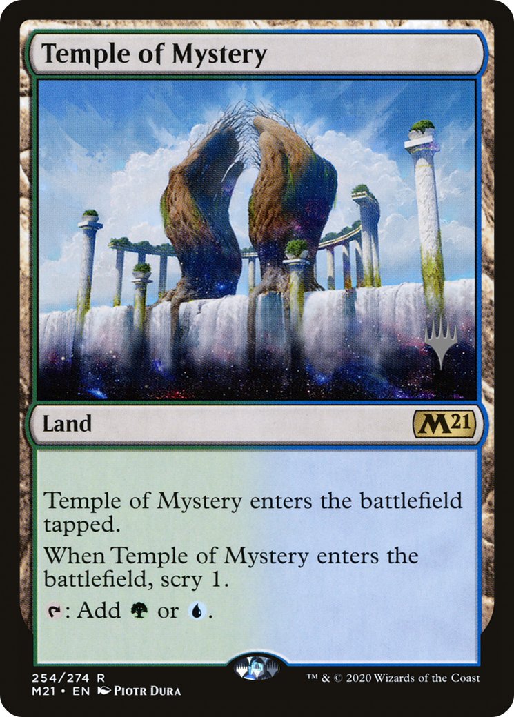Temple of Mystery (PPM21-254) - Core Set 2021 Promos Foil