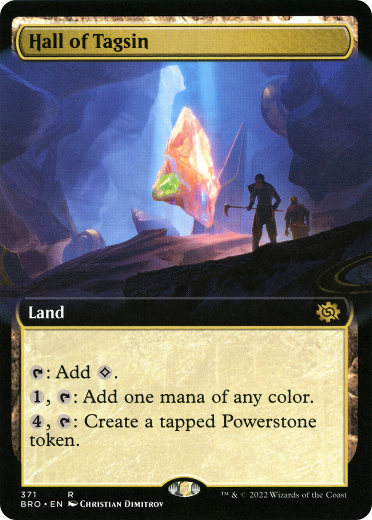 Hall of Tagsin (Extended Art) (BRO-371) - The Brothers' War: (Extended Art) Foil
