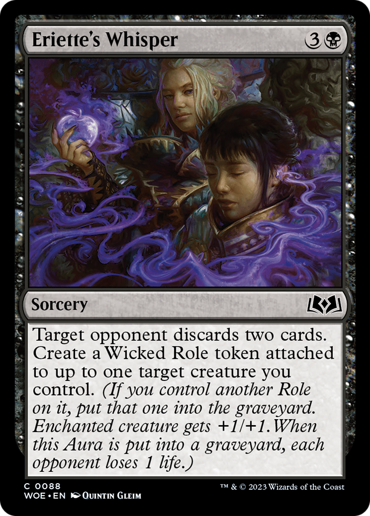 Eriette's Whisper (WOE-088) - Wilds of Eldraine