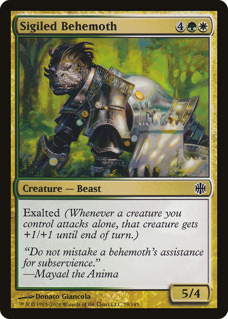 Sigiled Behemoth (ARB-079) - Alara Reborn