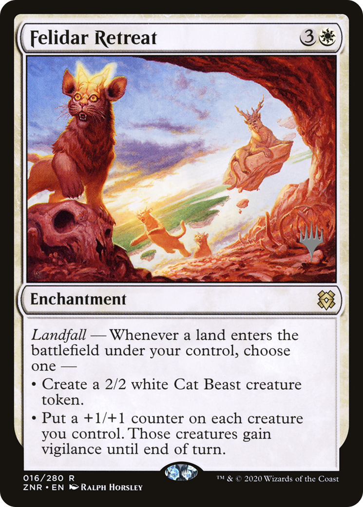 Felidar Retreat (PPZNR-016) - Zendikar Rising Promos Foil