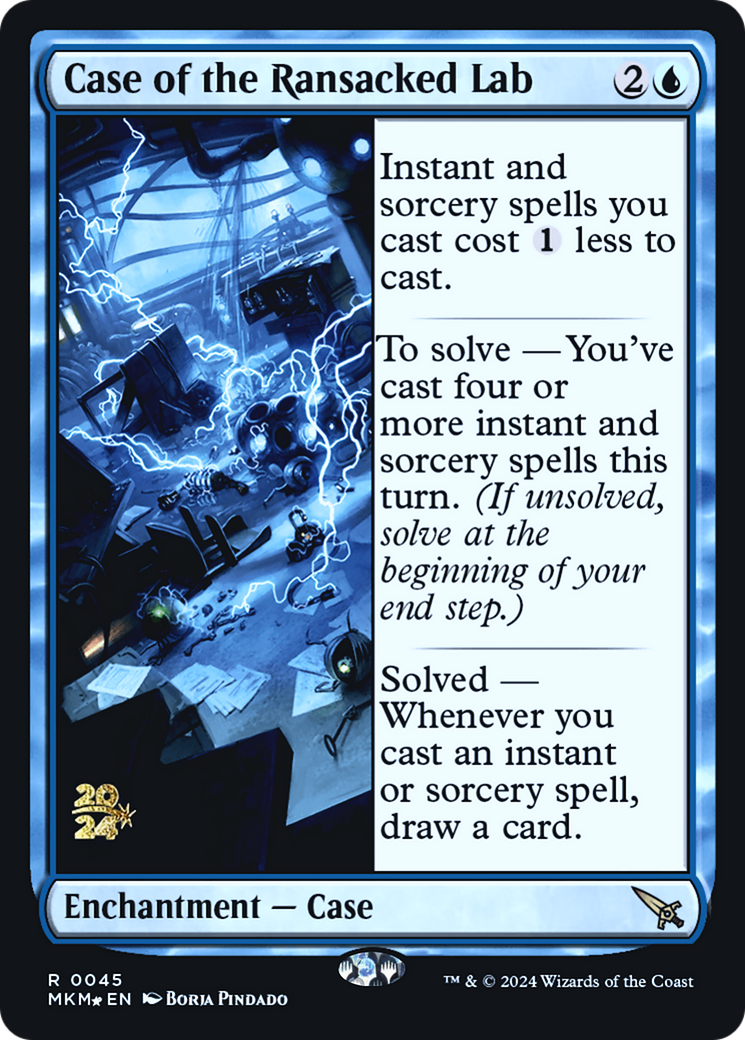 Case of the Ransacked Lab (PRE-045) - Murders at Karlov Manor Promos Foil