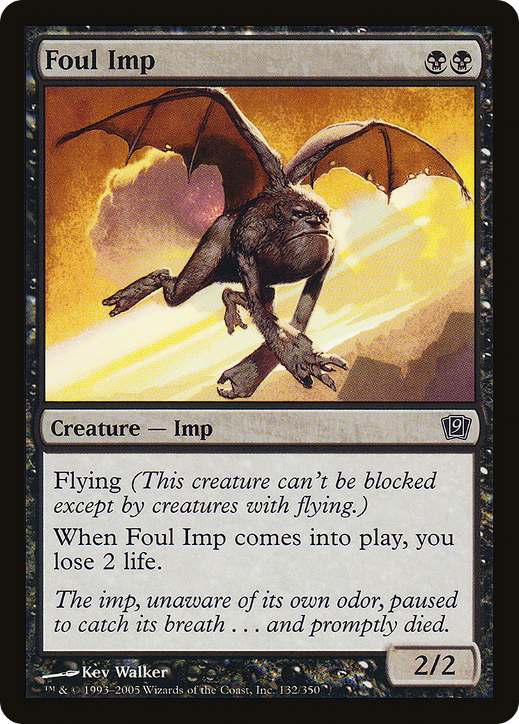 Foul Imp (9ED-132★) - 9th Edition Foil