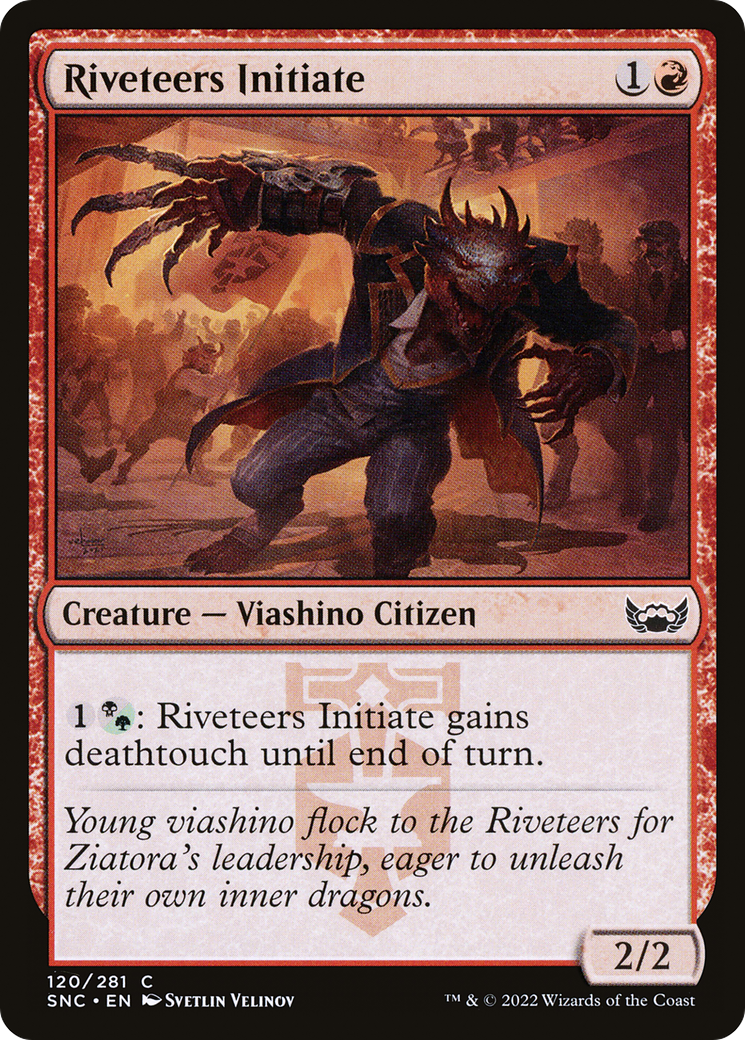 Riveteers Initiate (SNC-120) - Streets of New Capenna Foil