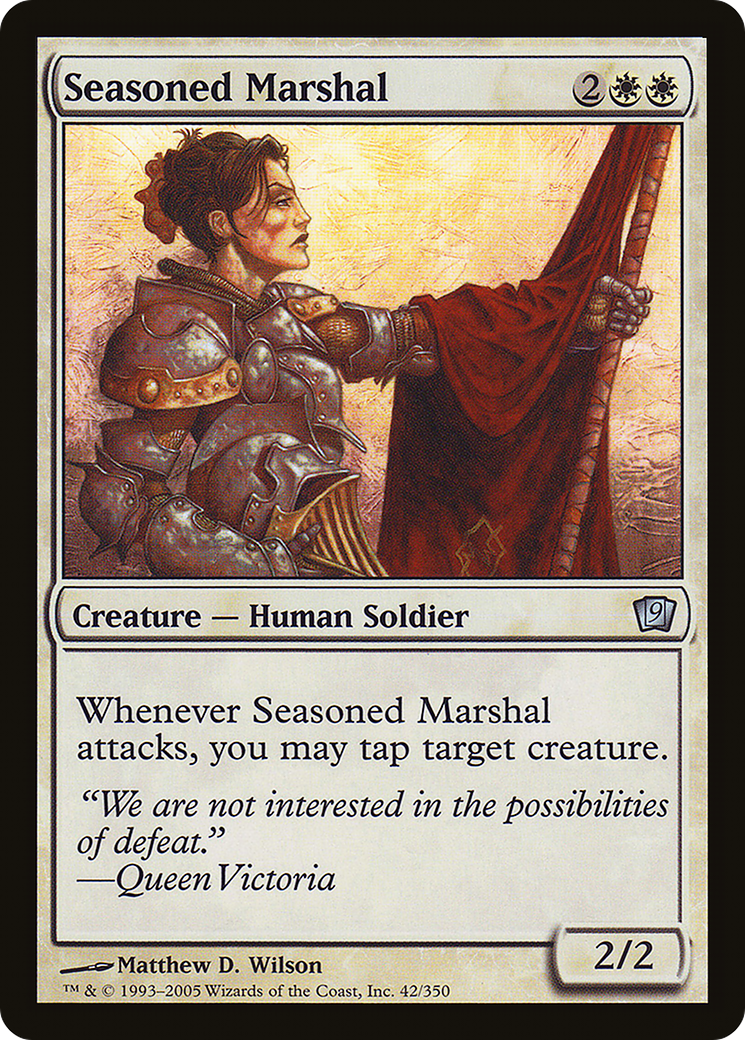 Seasoned Marshal (9ED-42★) - 9th Edition