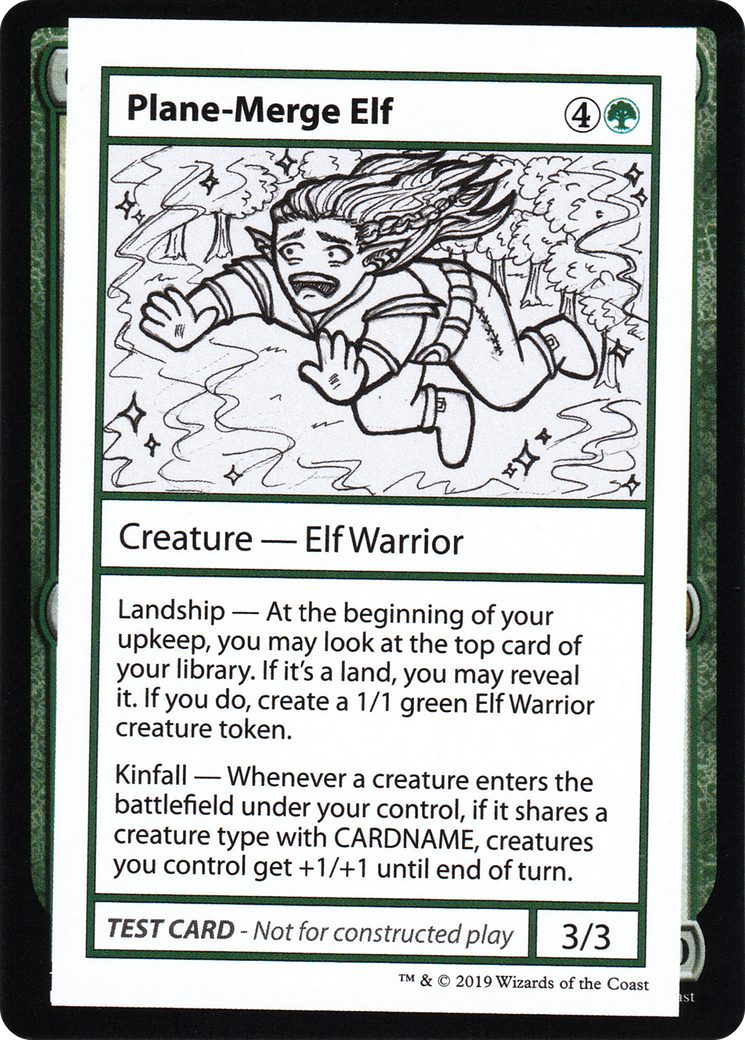 Plane-Merge Elf (No PW Symbol) (CMB1-) - Mystery Booster Playtest Cards 2021