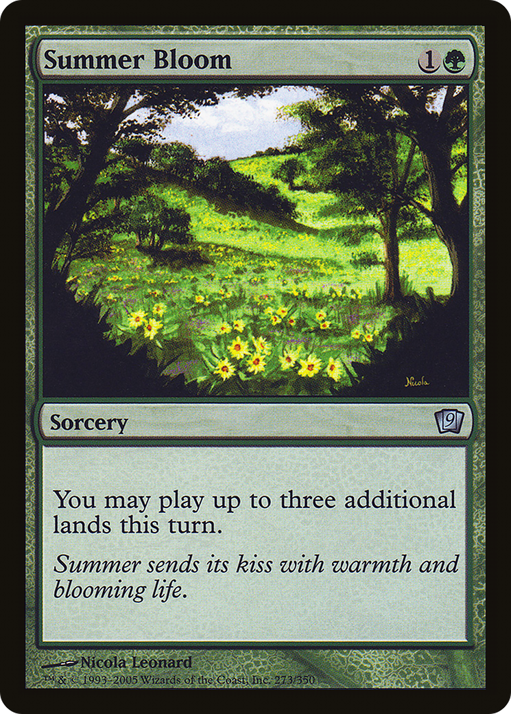 Summer Bloom (9ED-273★) - 9th Edition