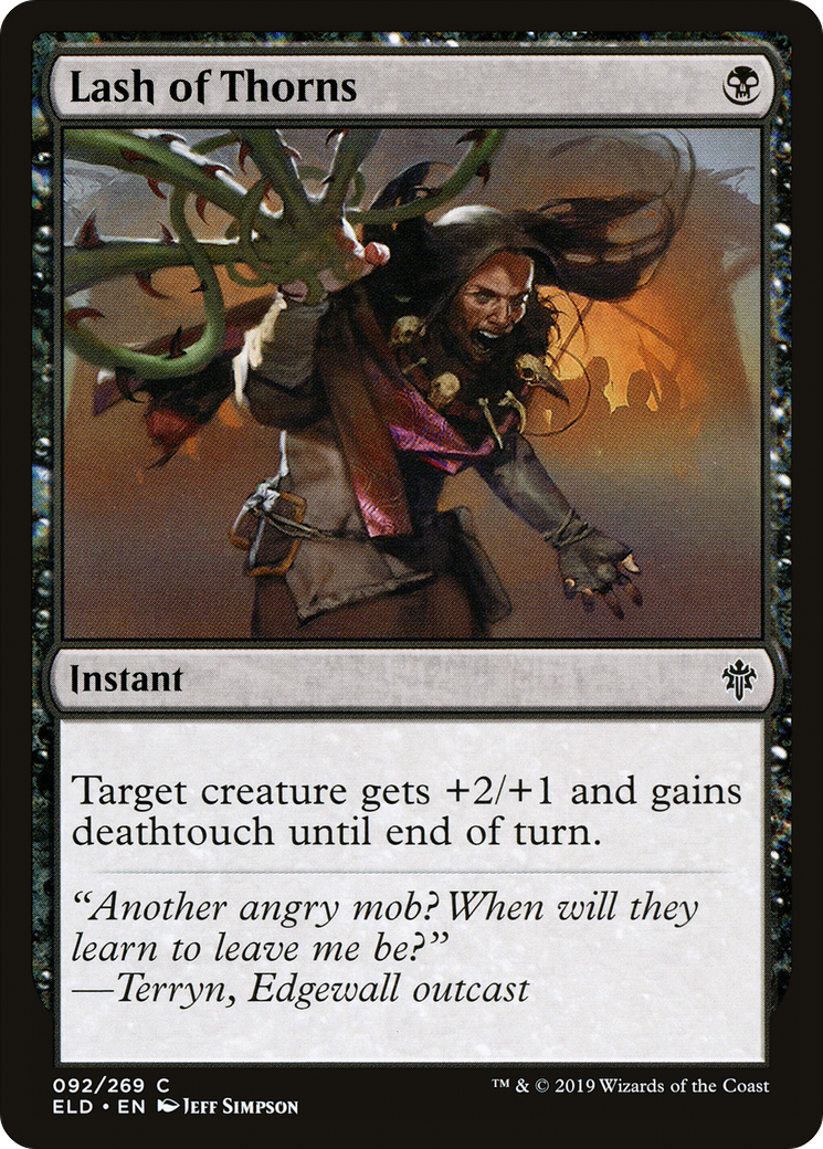 Lash of Thorns (ELD-092) - Throne of Eldraine