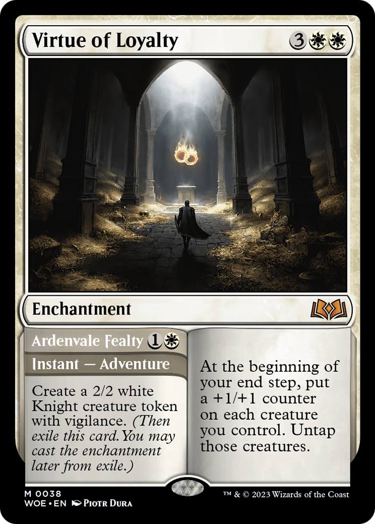 Virtue of Loyalty (WOE-038) - Wilds of Eldraine Foil