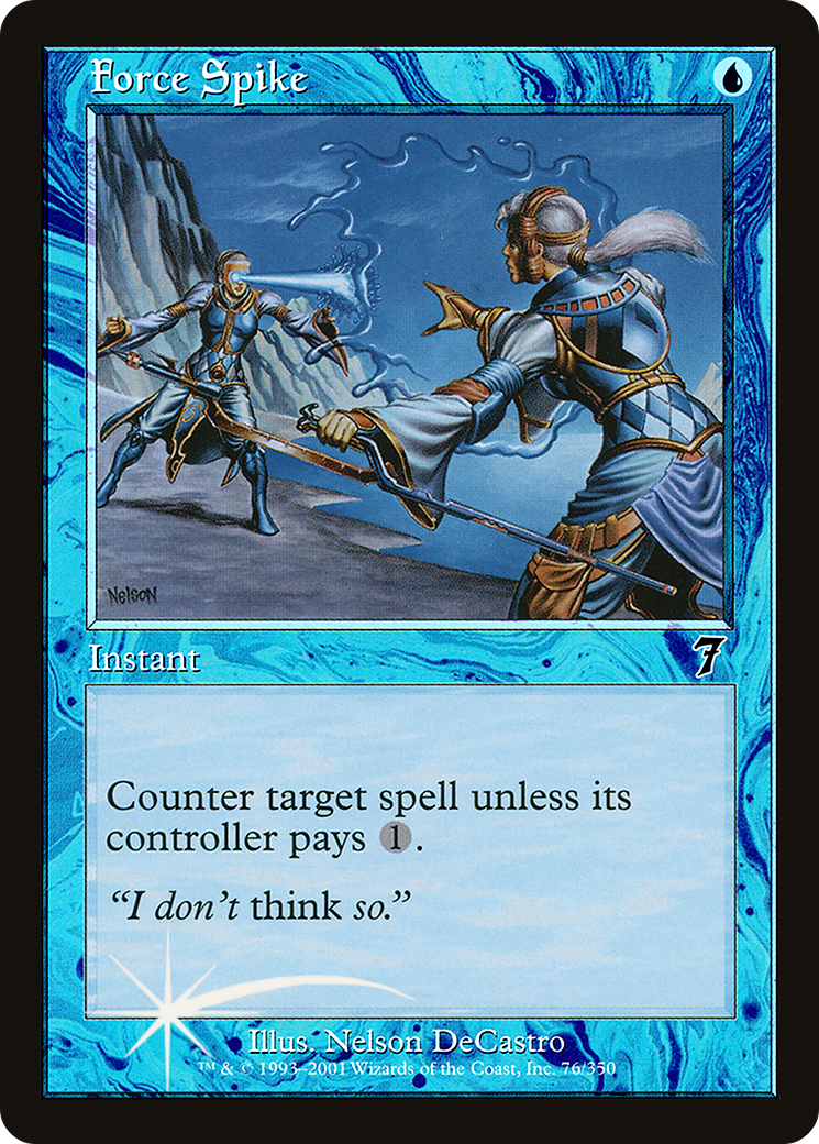 Force Spike (7ED-76★) - 7th Edition Foil
