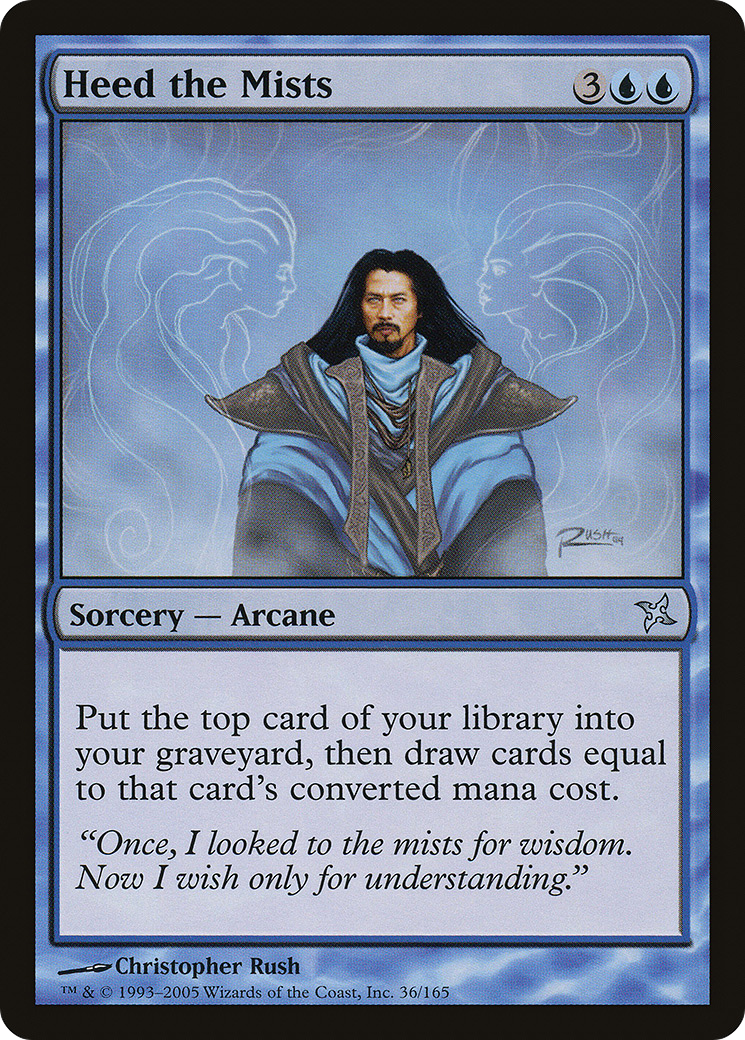 Heed the Mists (BOK-036) - Betrayers of Kamigawa Foil