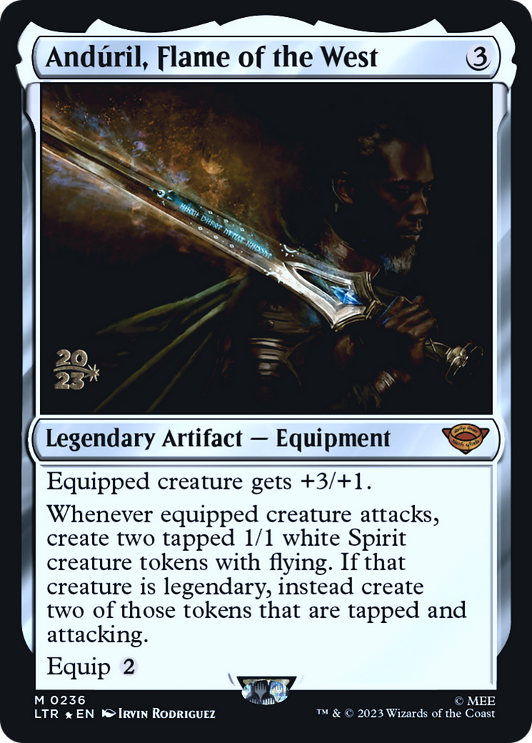 Anduril, Flame of the West (PRE-236S) - Tales of Middle-earth Promos Foil