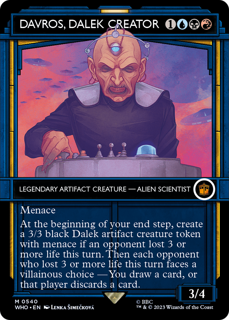 Davros, Dalek Creator (Showcase) (WHO-540) - Doctor Who: (Showcase) (Borderless) Foil