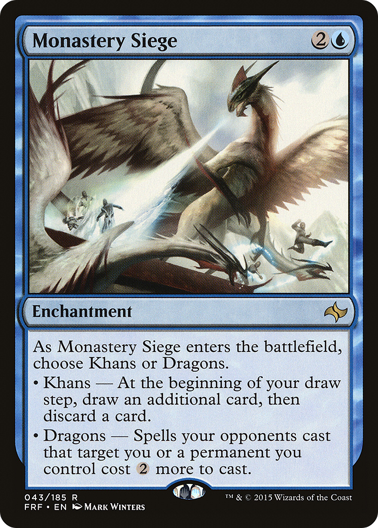 Monastery Siege (FRF-043) - Fate Reforged Foil