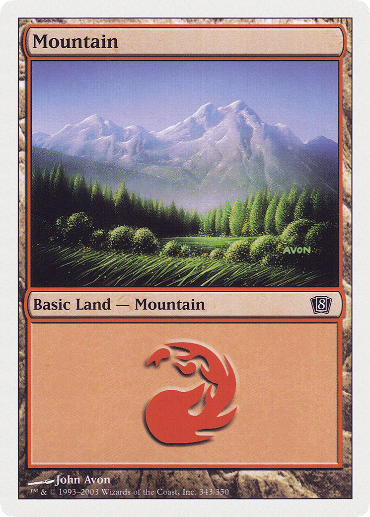 Mountain (8ED-343) - 8th Edition