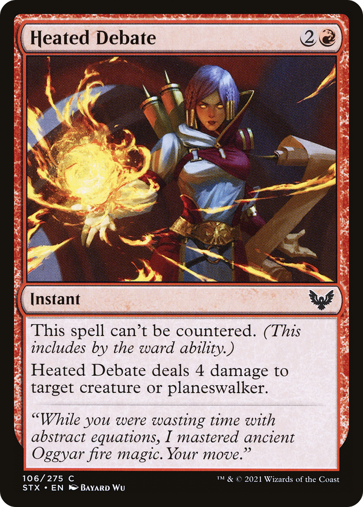 Heated Debate (STX-106) - Strixhaven: School of Mages