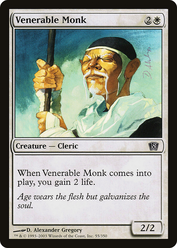 Venerable Monk (8ED-55★) - 8th Edition Foil