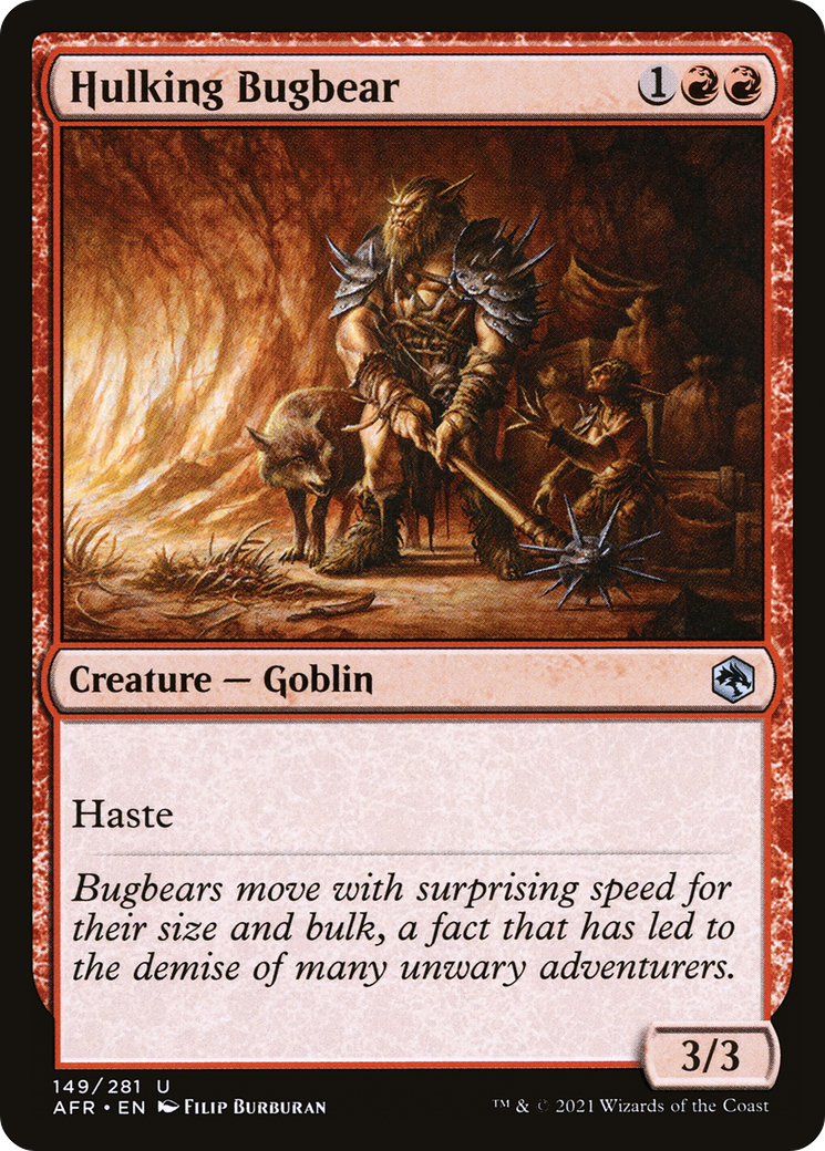 Hulking Bugbear (AFR-149) - Adventures in the Forgotten Realms