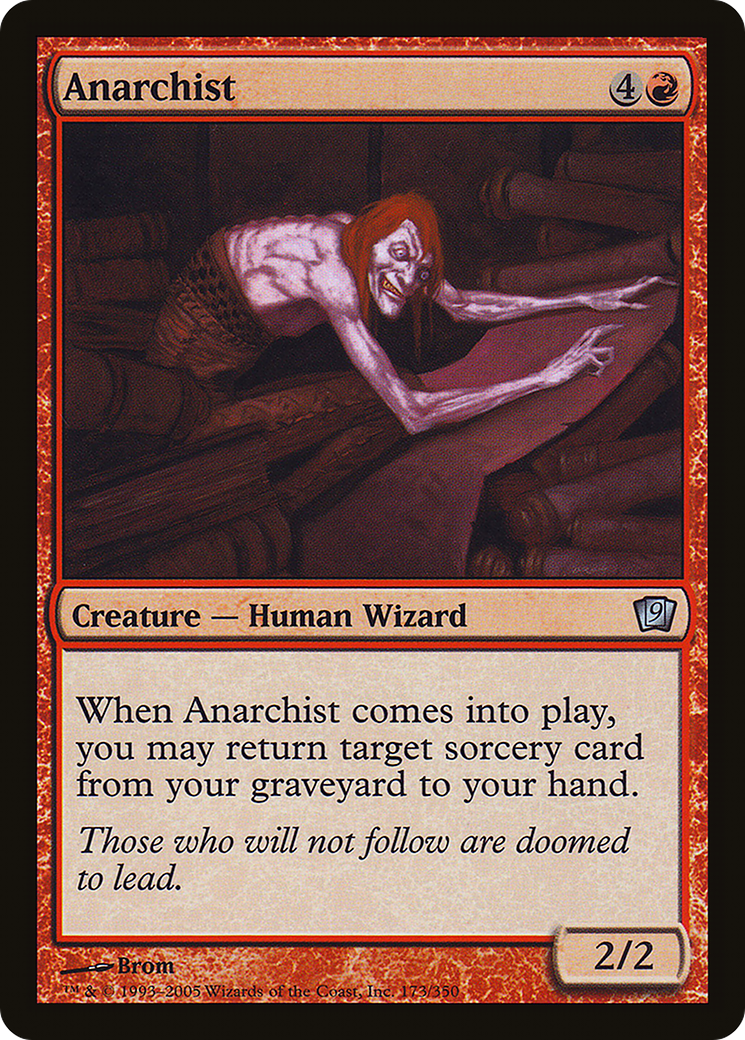 Anarchist (9ED-173★) - Ninth Edition Foil