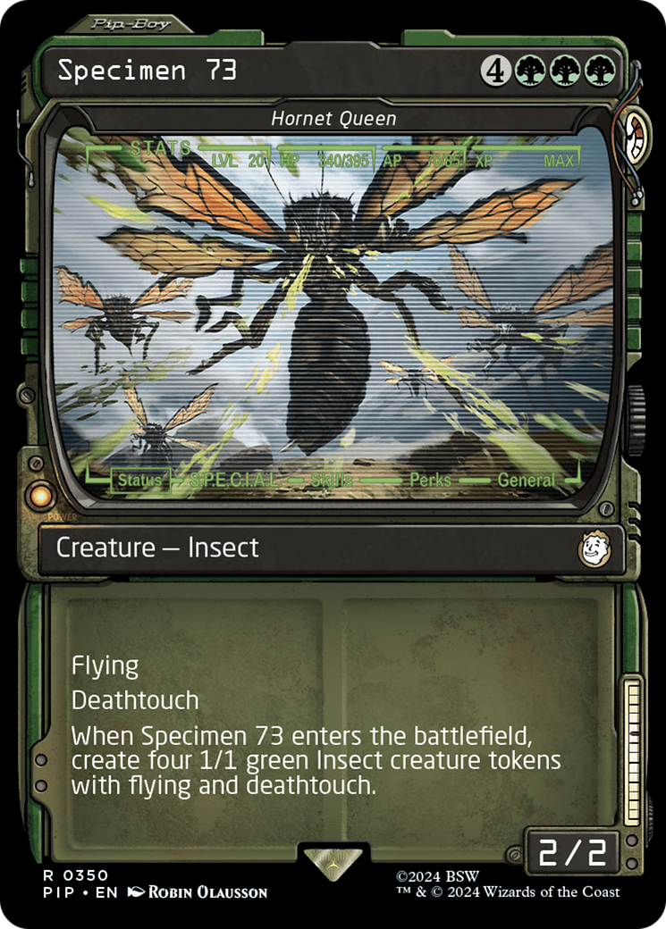 Specimen 73 - Hornet Queen (Showcase) (PIP-350) - Fallout / Specimen 73: (Showcase)