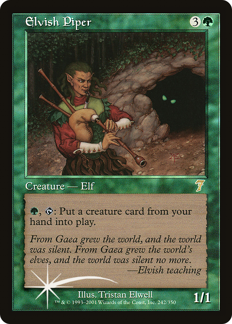 Elvish Piper (7ED-242★) - 7th Edition Foil