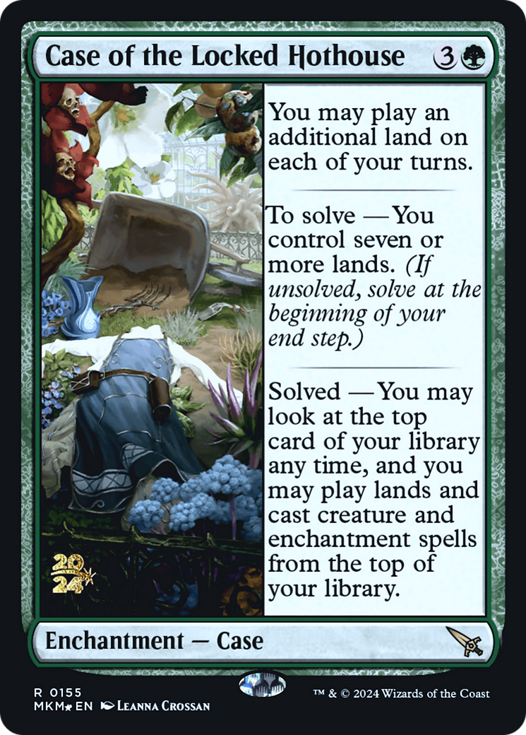 Case of the Locked Hothouse (PRE-155) - Murders at Karlov Manor Promos Foil