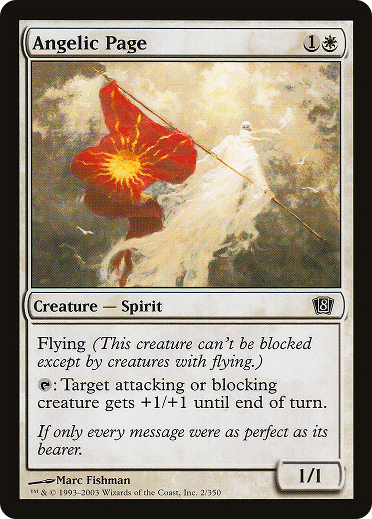 Angelic Page (8ED-02★) - 8th Edition Foil