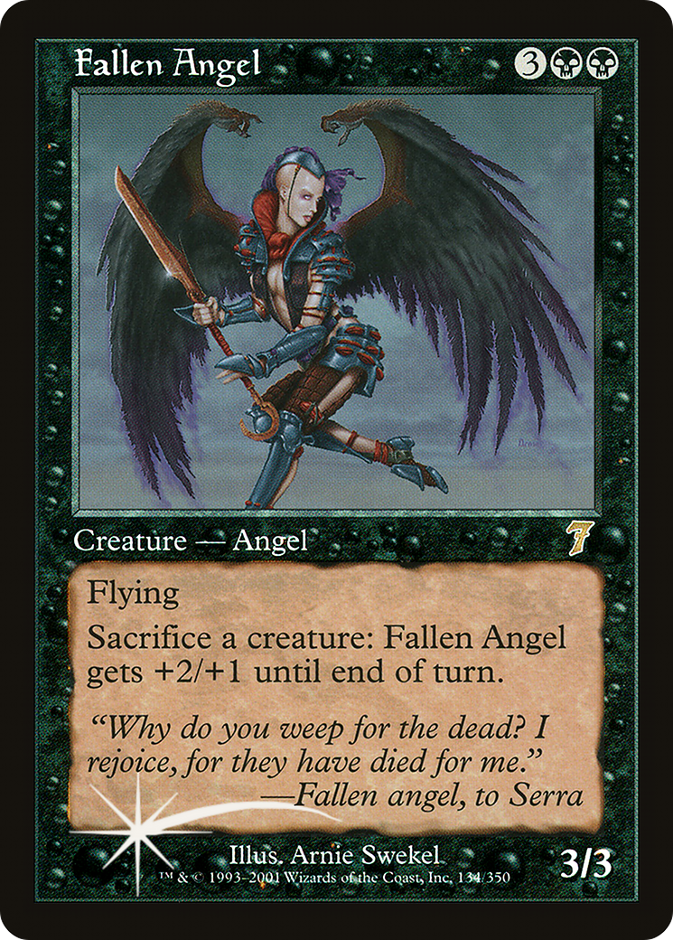 Fallen Angel (7ED-134★) - 7th Edition