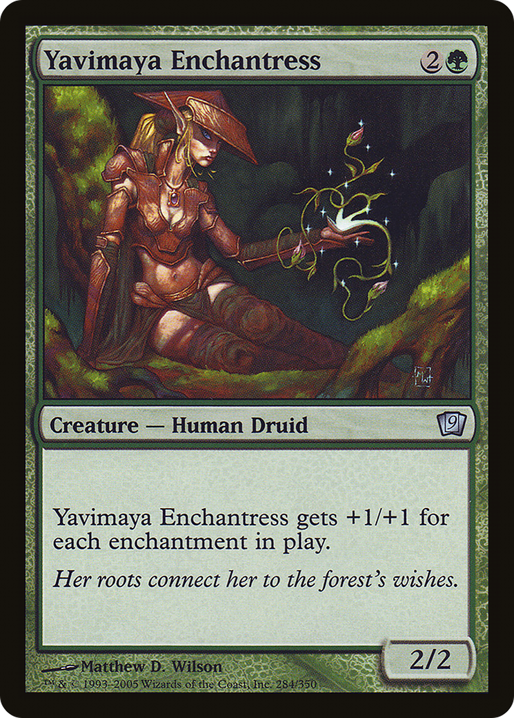 Yavimaya Enchantress (9ED-284★) - 9th Edition