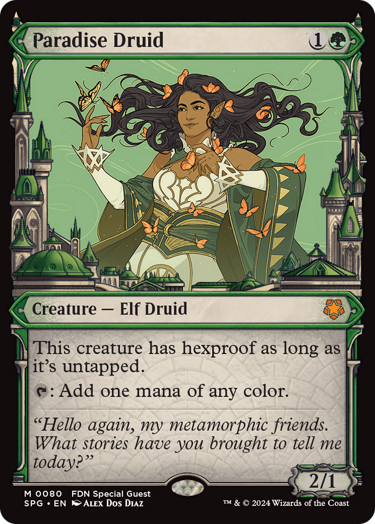 Paradise Druid (Showcase) (SPG-080) - Special Guests: (Showcase) Foil