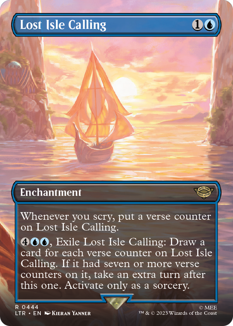 Lost Isle Calling (Borderless) (LTR-444) - The Lord of the Rings: Tales of Middle-earth (Borderless)