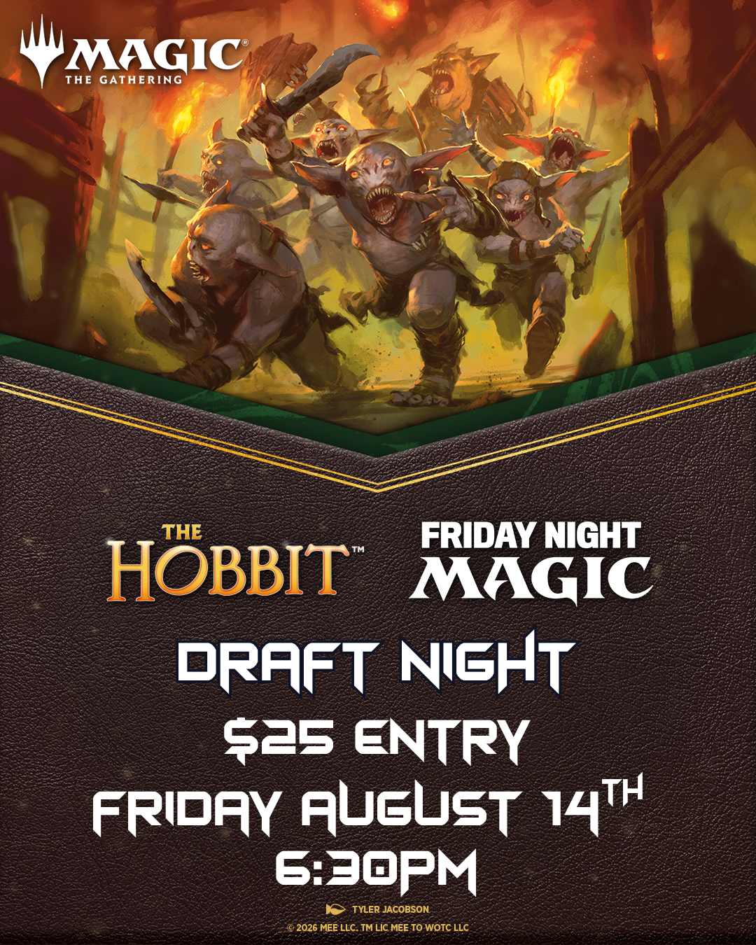 The Hobbit Draft Ticket