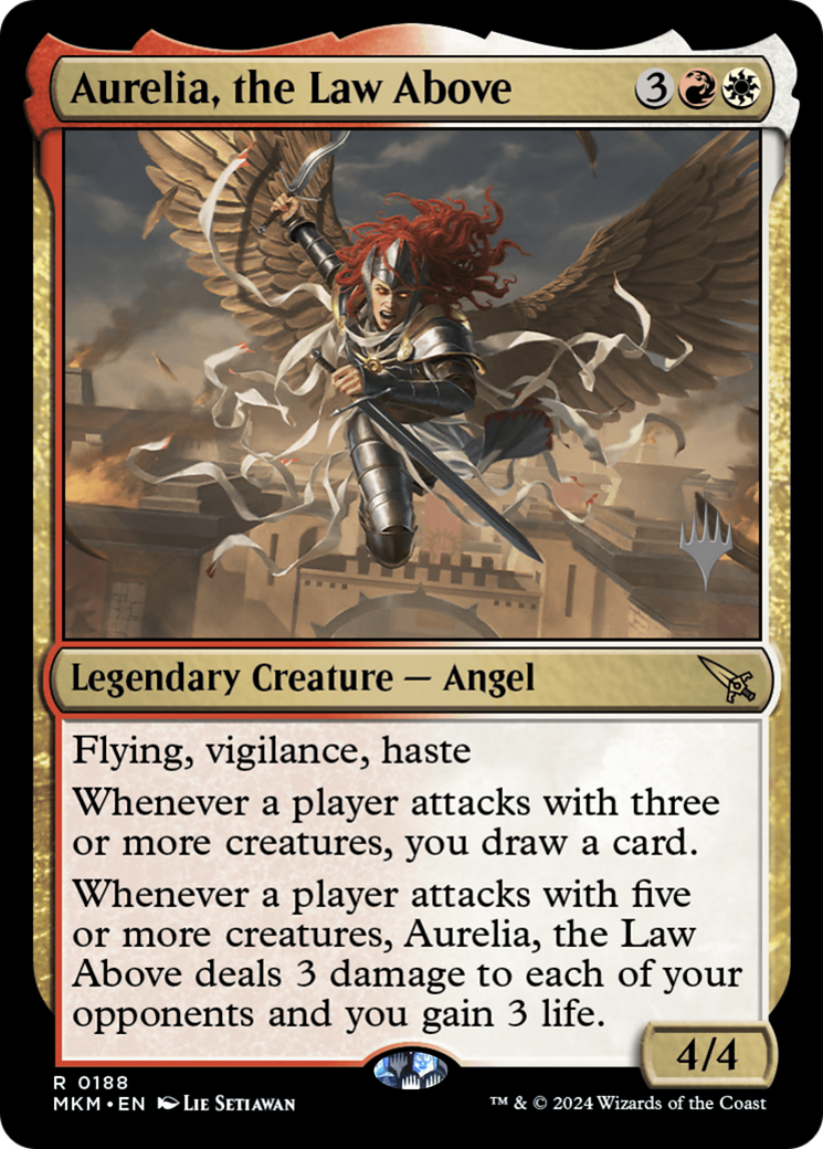 Aurelia, the Law Above (PPMKM-188) - Murders at Karlov Manor Promos Foil