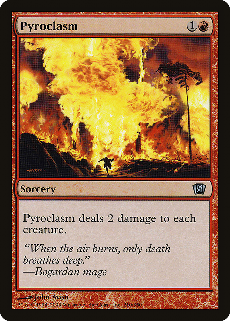 Pyroclasm (8ED-210★) - 8th Edition